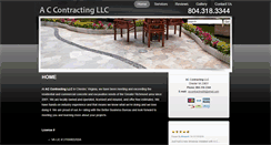 Desktop Screenshot of accontractingllc.com