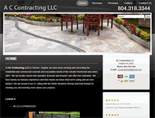 Tablet Screenshot of accontractingllc.com